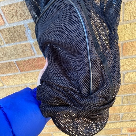 Vintage 2003 White Tag Nike Mesh Backpack Black - Picture 5 of 15